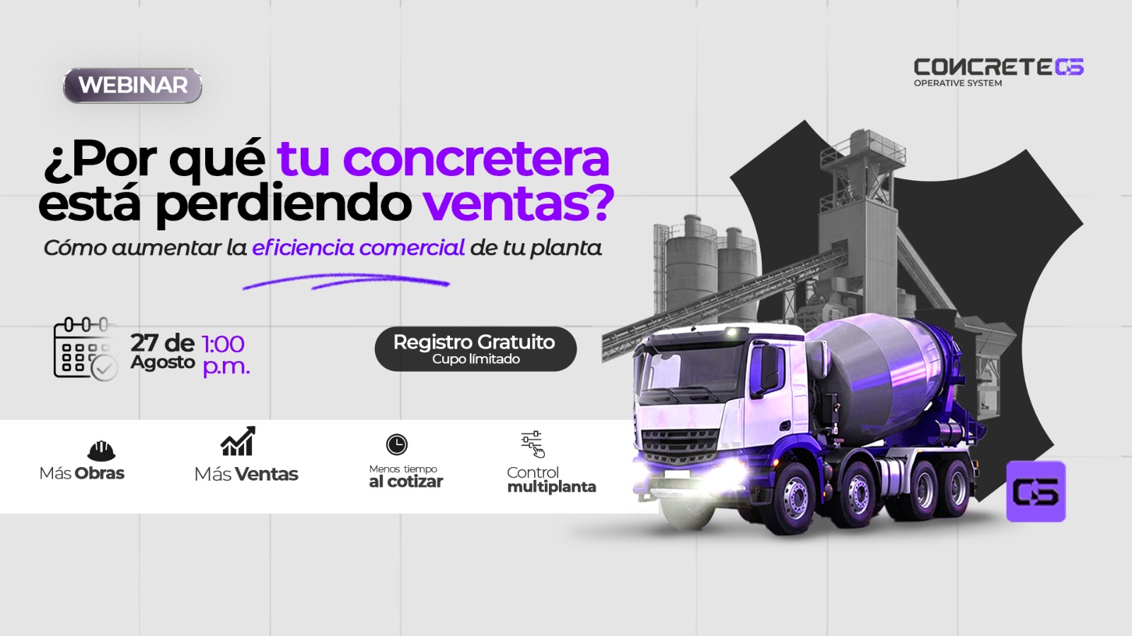 ¿Por qué tu concretera está perdiendo ventas?