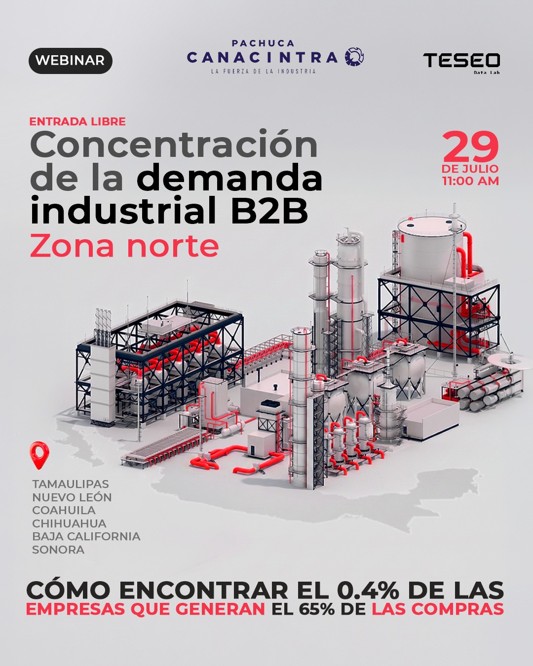 Dania Peñafiel Puertas — Webinar Teseo × CANACINTRA · 29 de julio 2026