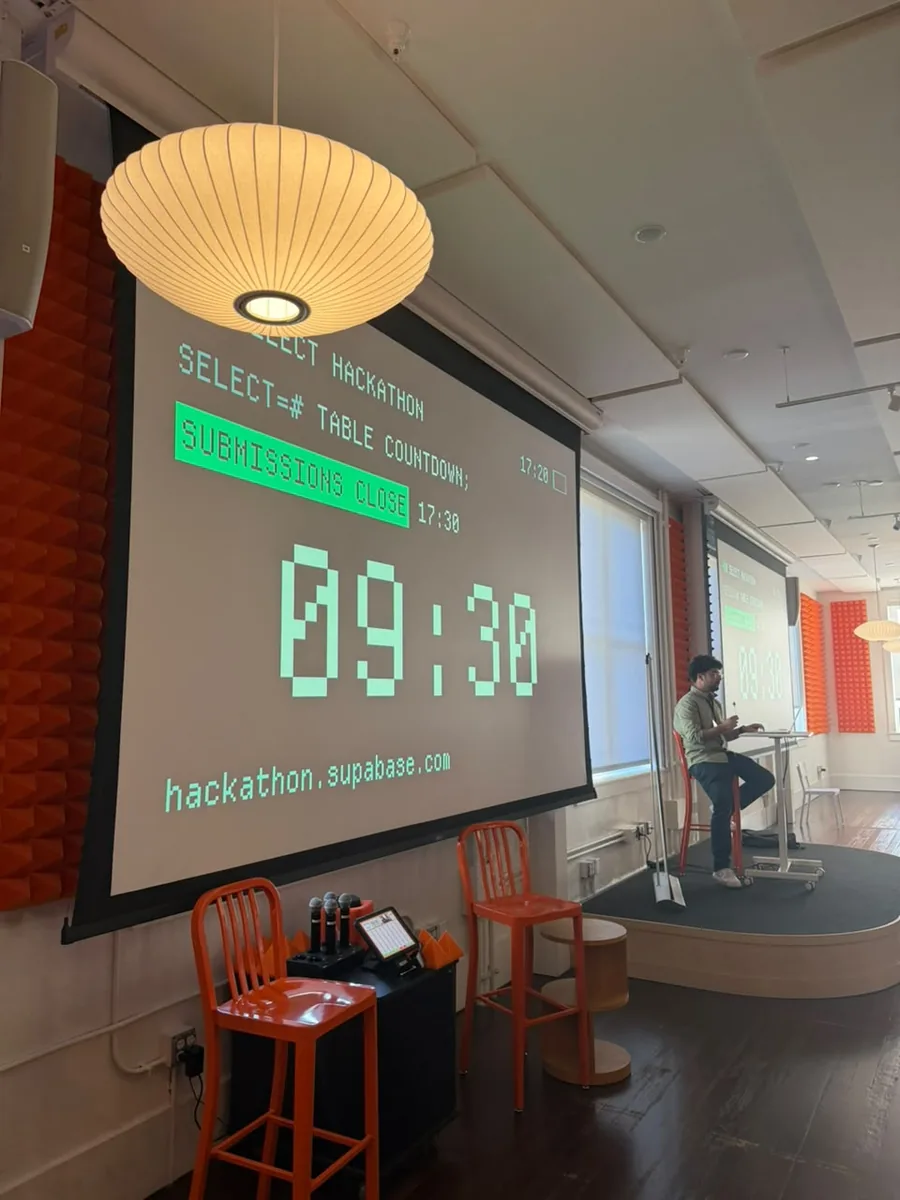 Cuenta regresiva para las entregas del Supabase Select 2026 Hackathon
