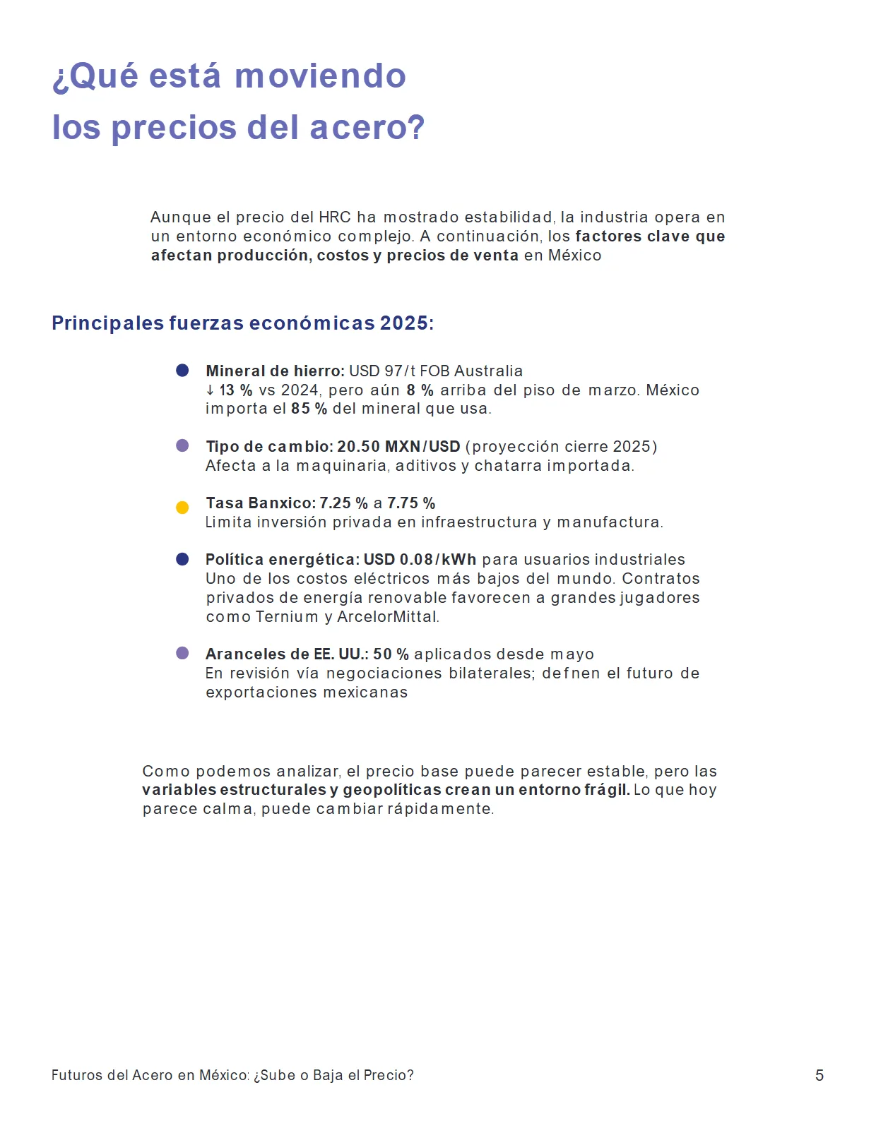 Futuros del Acero en México — página 5
