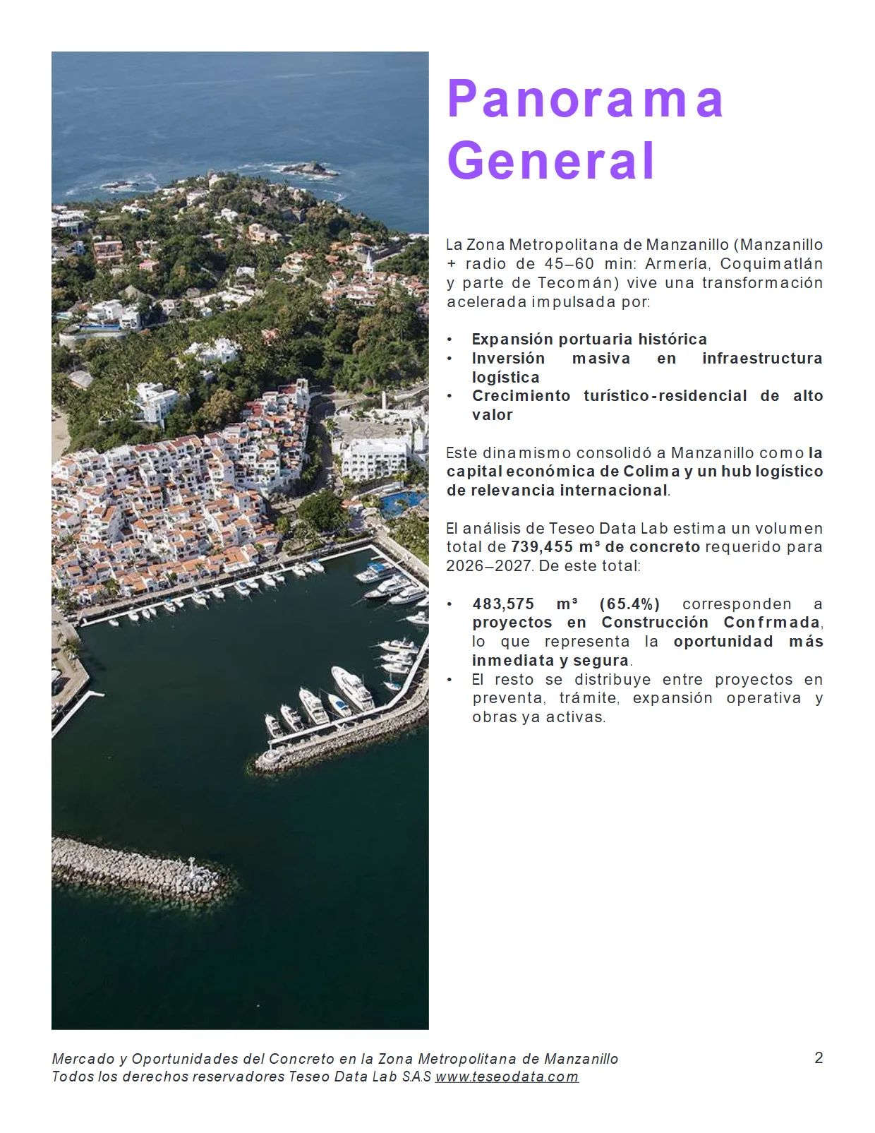 Mercado del Concreto en Manzanillo 2026–2027 — página 2