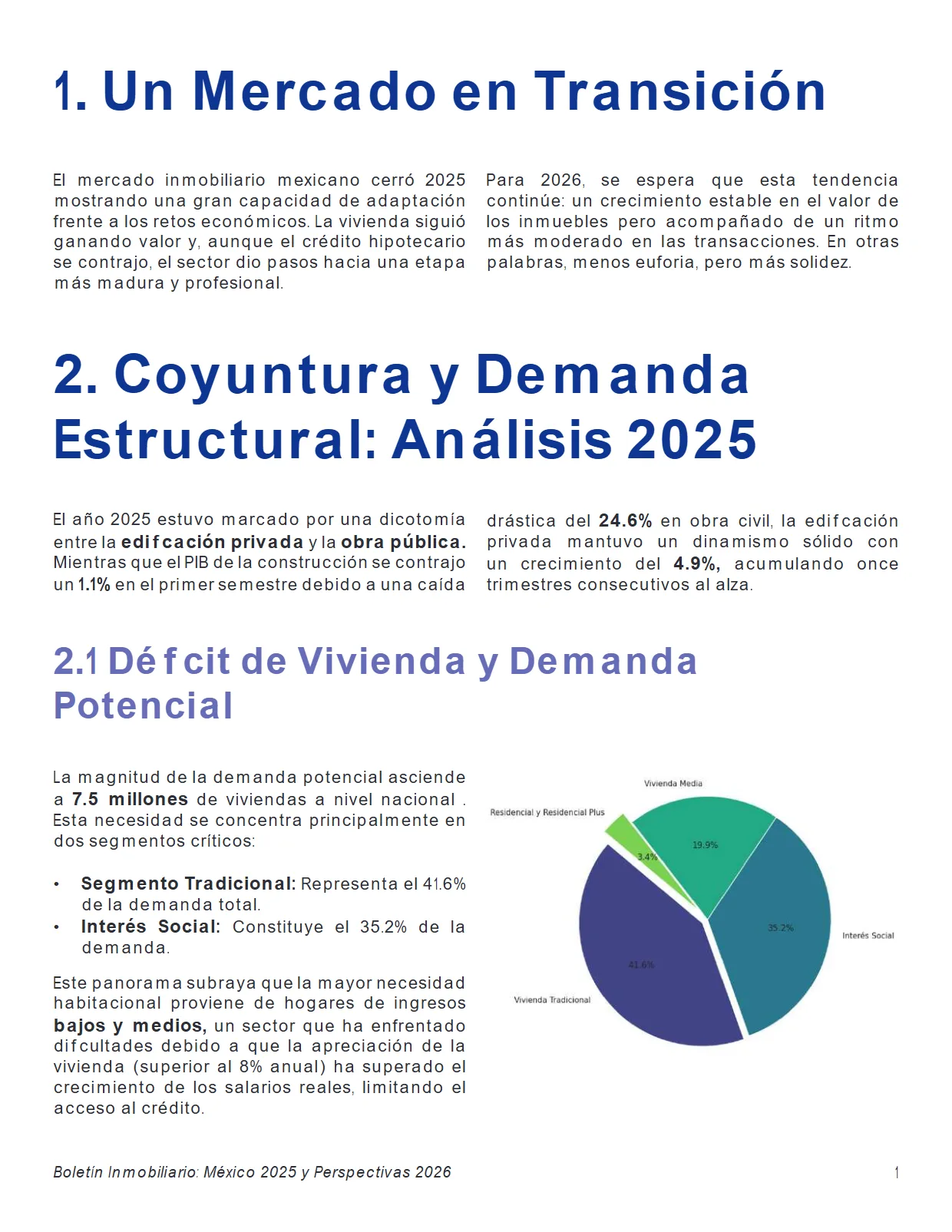 Boletín Inmobiliario: México 2025 y Perspectivas 2026 — página 2