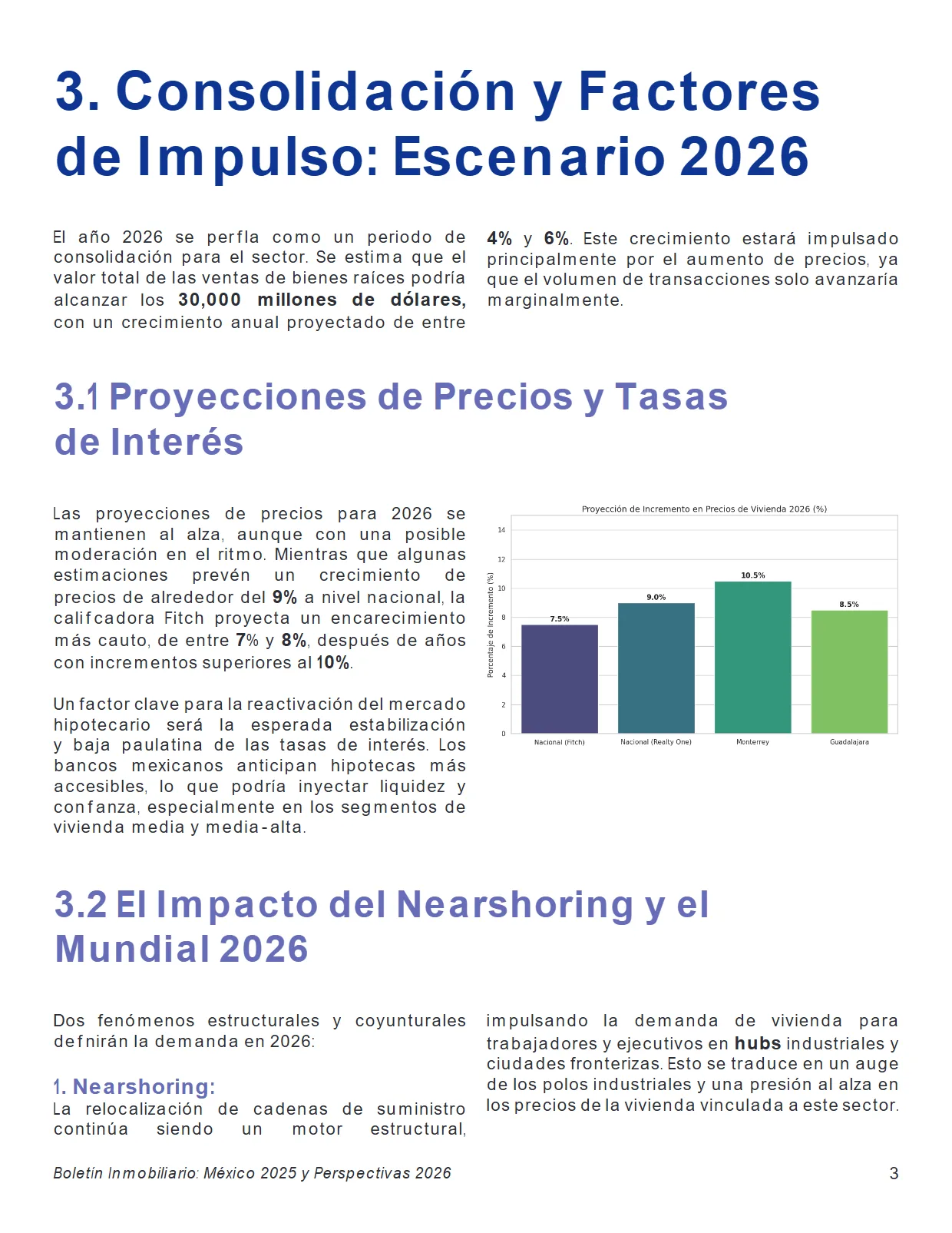 Boletín Inmobiliario: México 2025 y Perspectivas 2026 — página 4