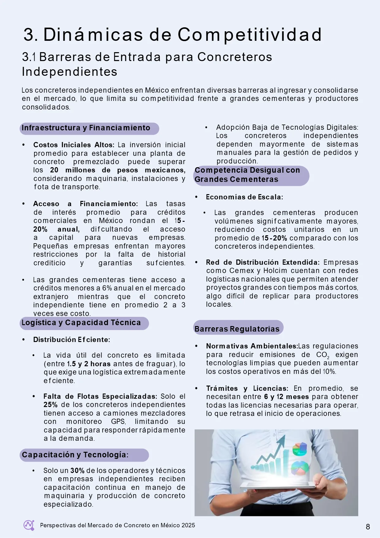 Perspectivas del Mercado de Concreto en México 2025 (AMCI × Holcim) — página 14