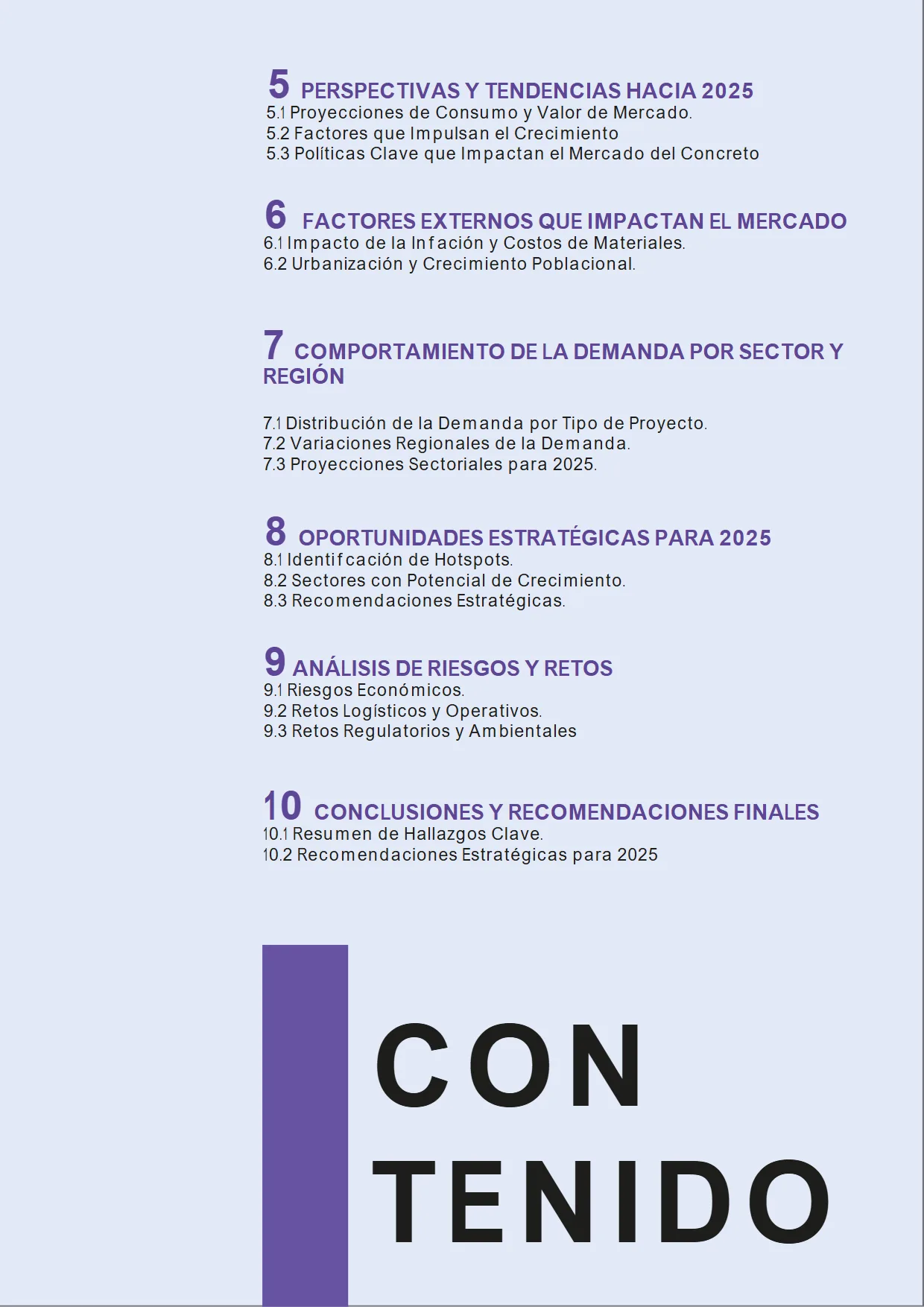 Perspectivas del Mercado de Concreto en México 2025 (AMCI × Holcim) — página 6