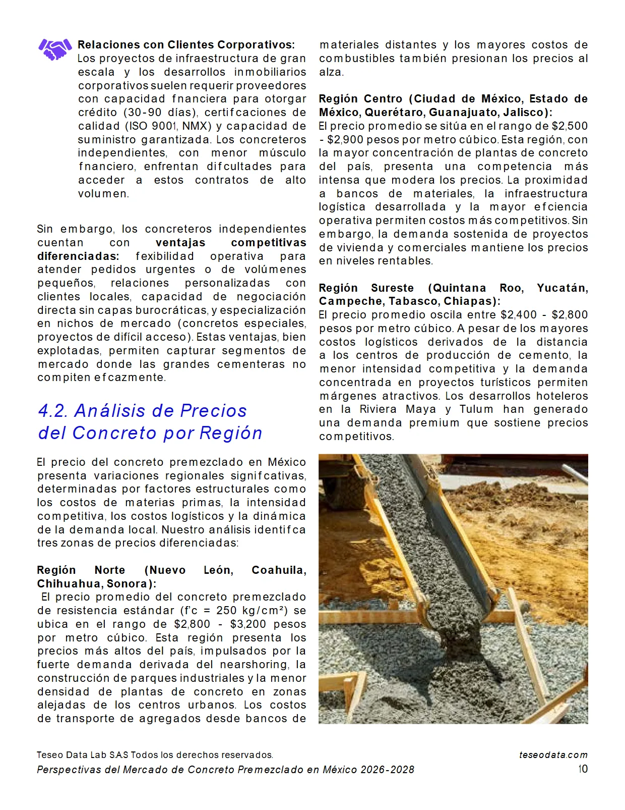 Perspectivas del Mercado de Concreto Premezclado en México 2026-2028 — página 10