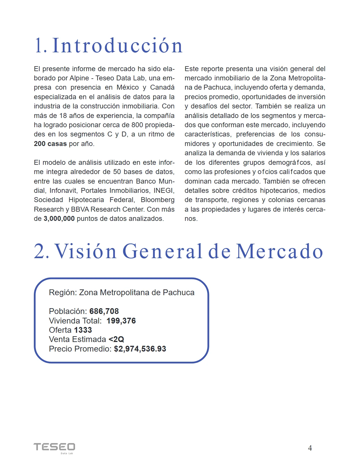 Reporte Inmobiliario de Pachuca — Febrero 2024 — página 4