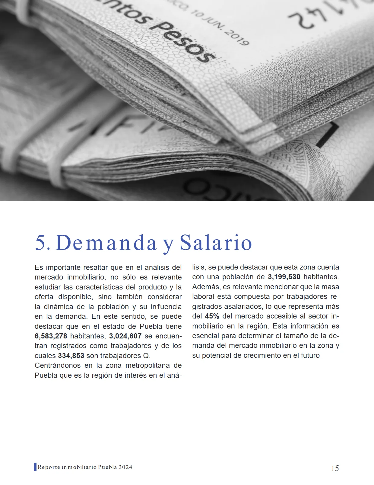 Reporte Inmobiliario de Puebla — Marzo 2024 — página 15