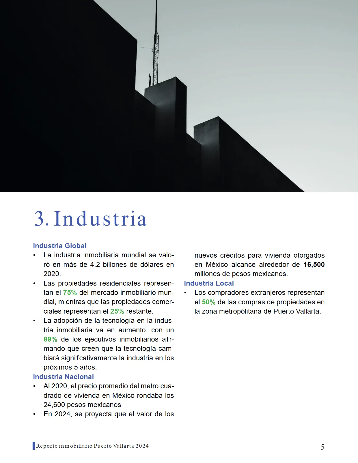Reporte Inmobiliario de Puerto Vallarta — Septiembre 2024 — página 5