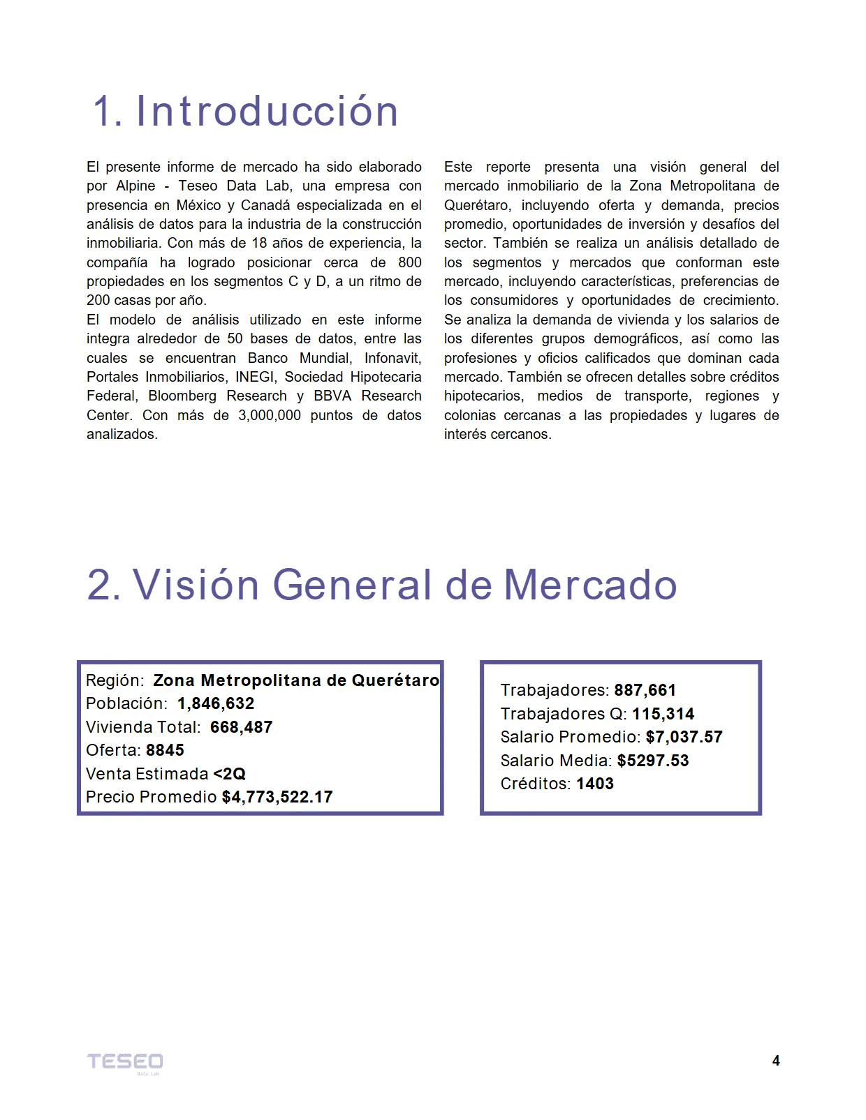 Reporte Inmobiliario de Querétaro — Mayo 2024 — página 4
