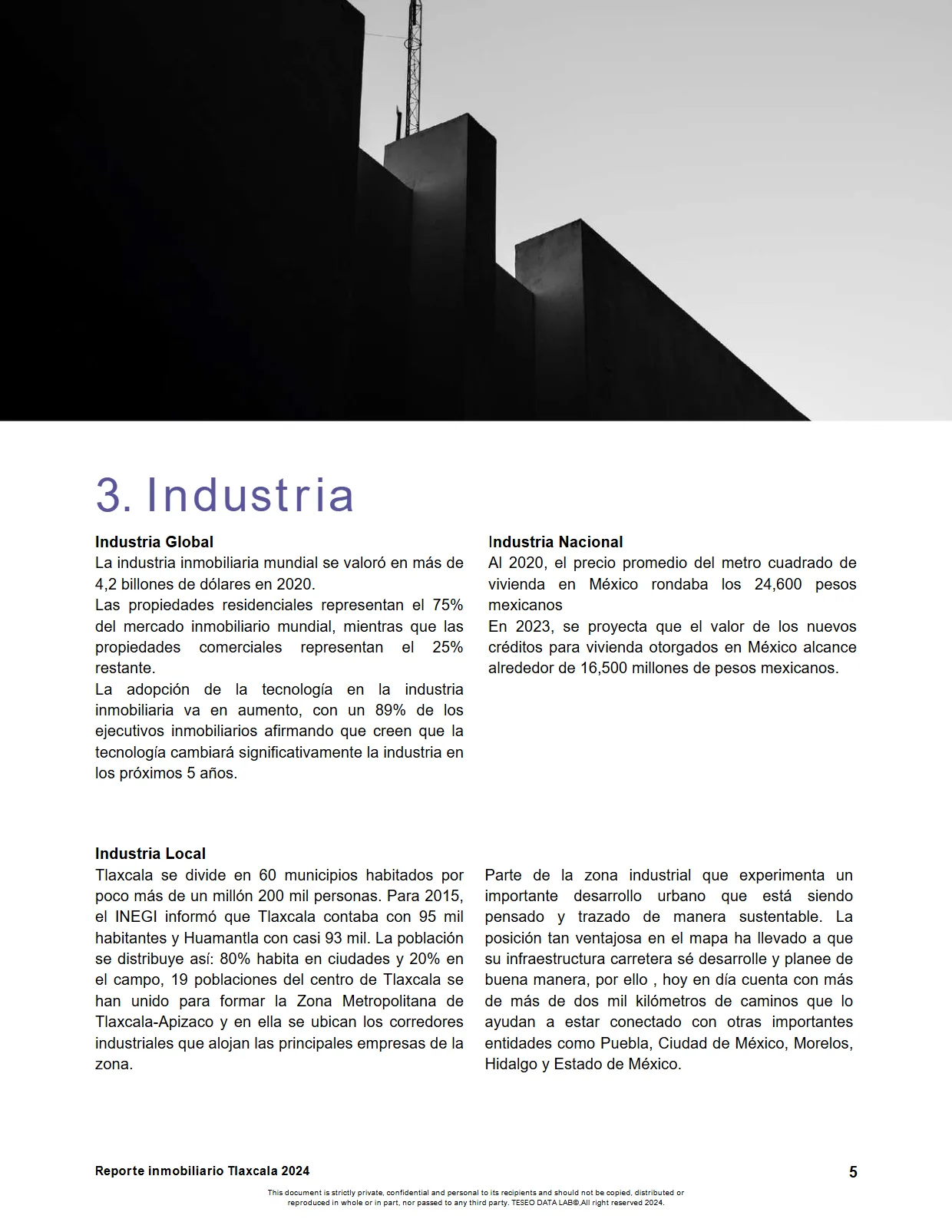 Reporte Inmobiliario de Tlaxcala — Mayo 2024 — página 5